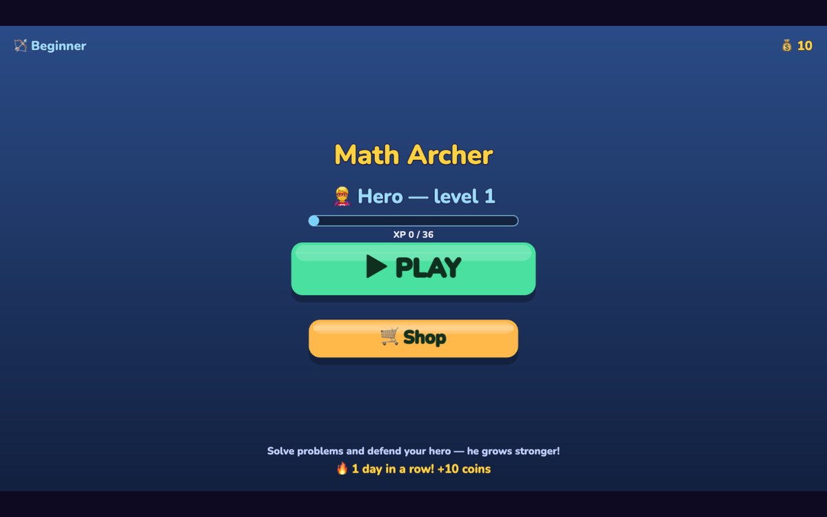 Math Game for Kids: Math Blaster — game screen